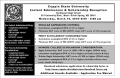 Instant Admissions and Scholarship Reception Wednesday March 10, 2010...