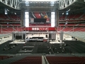 Preparations for the 2010 University of Phoenix Online and Axia Commencement...