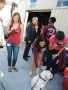 Thurber spent the afternoon hanging out with graduating seniors at...
