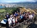 Group pic of Bro. Bernie with some of our students & ohana during...