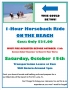 Ride a horse.. on the BEACH. Count me in. This October 15th, leaving...