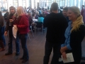 Open House Lunch in the atrium of the McNeil Science and Technology...