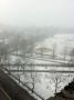 Here's something we haven't seen at Emerson much this year: it's snowing...
