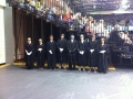 President Barcus and his crew