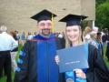 Here's a picture that Abby posted of her and Professor JW Carter at...
