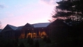 Awesome sunset of the new Overlook Residence Hall!