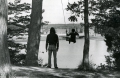 Today's From the Archive is of two students on a tree swing behind...