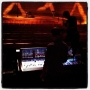 EMPAC lead audio engineer at the controls for the Oliveros at 80 concert...