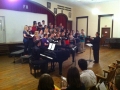 Dr. Gary McKnight directs University Chorale in an original piece...