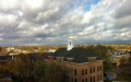 A dramatic northwestern sky over campus, captured from Carlson Tower...