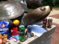 Here are some of the items students have left for Testudo: study papers...