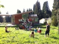 Warm weather arrived just in time for an outdoor critique.  Faculty...