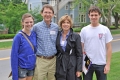 Phil Hall-Partyka '12, at right, enjoys Reunion & Commencement Weekend...