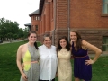 Wesleyan's charming cashier/cook Wendy shares a hug with graduating...