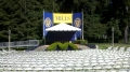 The sun is shining, the banners are up, the chairs are ready! We're...