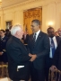 Former SHC president Greg Lucey, S.J., represents Jesuit colleges...