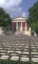 The stage is set for tomorrow morning's commencement ceremony. See...