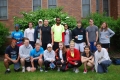 The PE 111 class and a number of professors, staff, and coaches ran...
