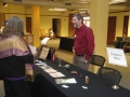 Rob Spach represents the Chaplain's Office at the Student Services...