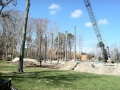 The Regent Chapel and Divinity School building construction is making...