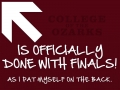 Good Luck to all C of O students on your finals next week! Share this...