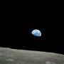 To see the earth as it truly is, small and blue and beautiful in that...