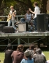 Plastic Villains rock out the Quad.  Who is the best band ever?  Beatles...