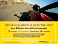 Drive This Month & Save The Next! Spend $75 in May & Earn $15 in Driving...