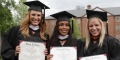 Three seniors from the Lady Tornado Softball team participated in...