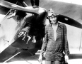 Aviator Amelia Earhart became the first woman to fly solo across the...