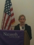 Sen. Kirsten Gillibrand speaks at Nazareth about education benefits...