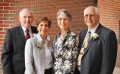 Anderson University recently honored retiring faculty (pictured from...