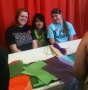 Visit LCU art instructor Sara White and LCU art students this weekend...