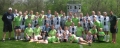 Here's a shot of all the current and former MVNU women's soccer players...