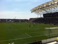 Playing Soccer on Mom day. Go Union.