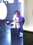 Mugging with the president's dog (Desiree walks her!) after an I Am...