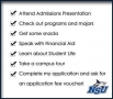 Here's your Campus Visit Day checklist:
