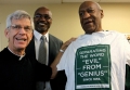 Changing from the typical sweater to a USF T-shirt. Bill Cosby with...