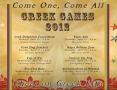 Greek Games 2012 continues tonight with Co-ed Flag Football at Javelina...