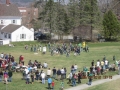 A nice rooftop shot of today's flash mob taken by Bob Farris, Director...