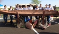 McNeeses concrete canoe entry  the Mud Bug - placed fourth...