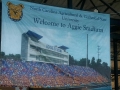 The new two-level facility features a press level, chancellor's suite...