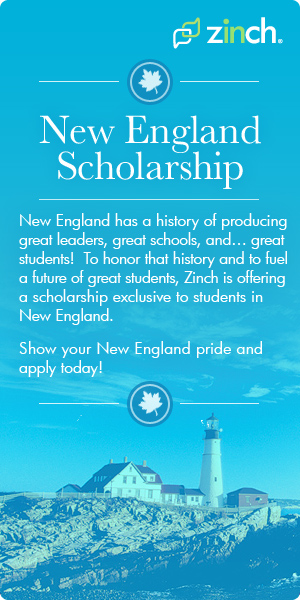 Zinch. New England Scholarship.
